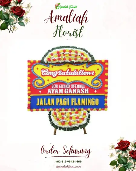 Sewa Papan Bunga Gebang Mekar